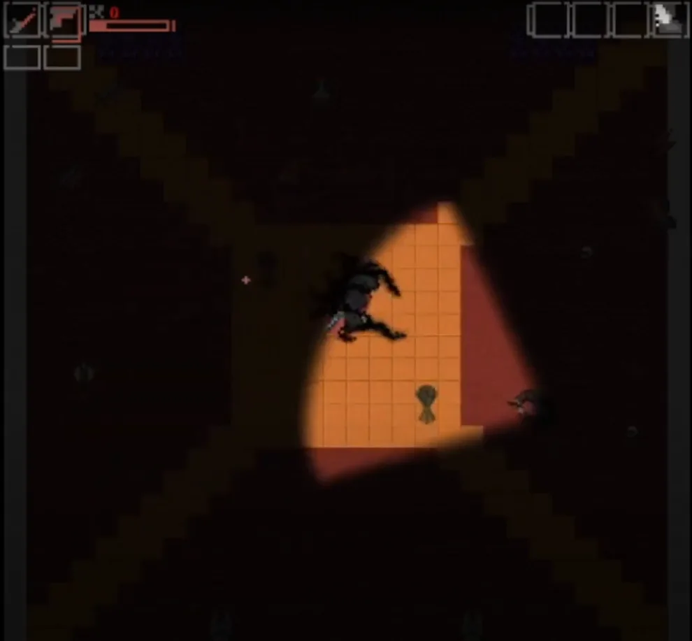 Captura de gameplay del roguelike 2D Disengage